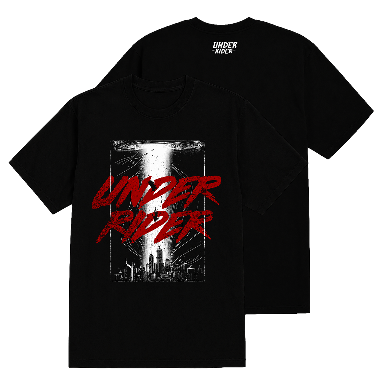 Camiseta Vortex frente e verso
